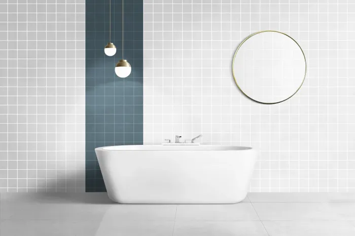 Rénovation de salle de bain avec carrelage premium